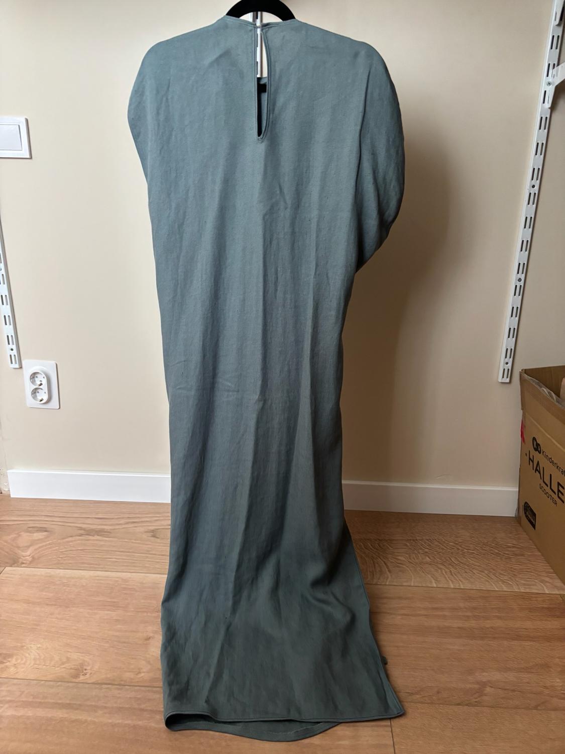 ZW COLLECTION LINEN-BLEND DRAPED DRESS - Image 7
