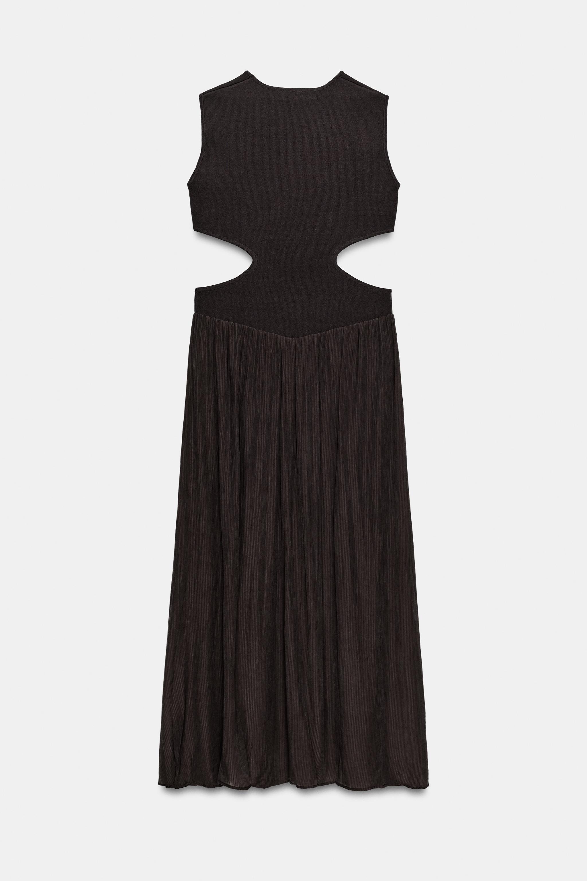 CUT OUT KNIT DRESS