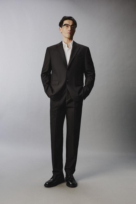 HOUNDSTOOTH SUIT PANTS