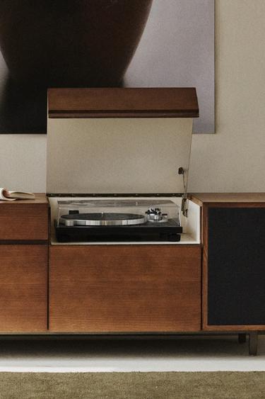 OAK STORAGE CABINET - Brown by Zara