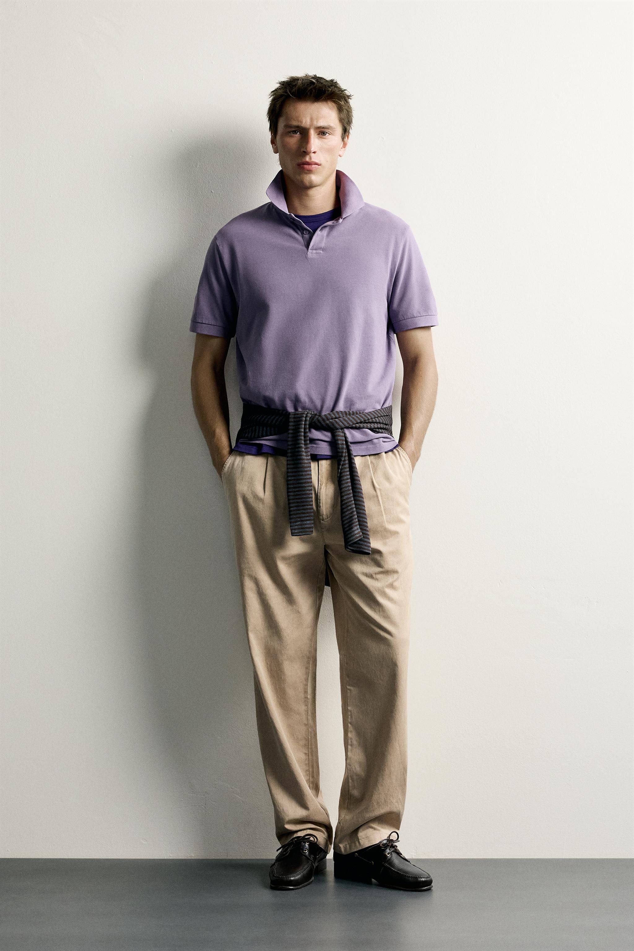 WASHED REGULAR FIT PIQUÉ POLO