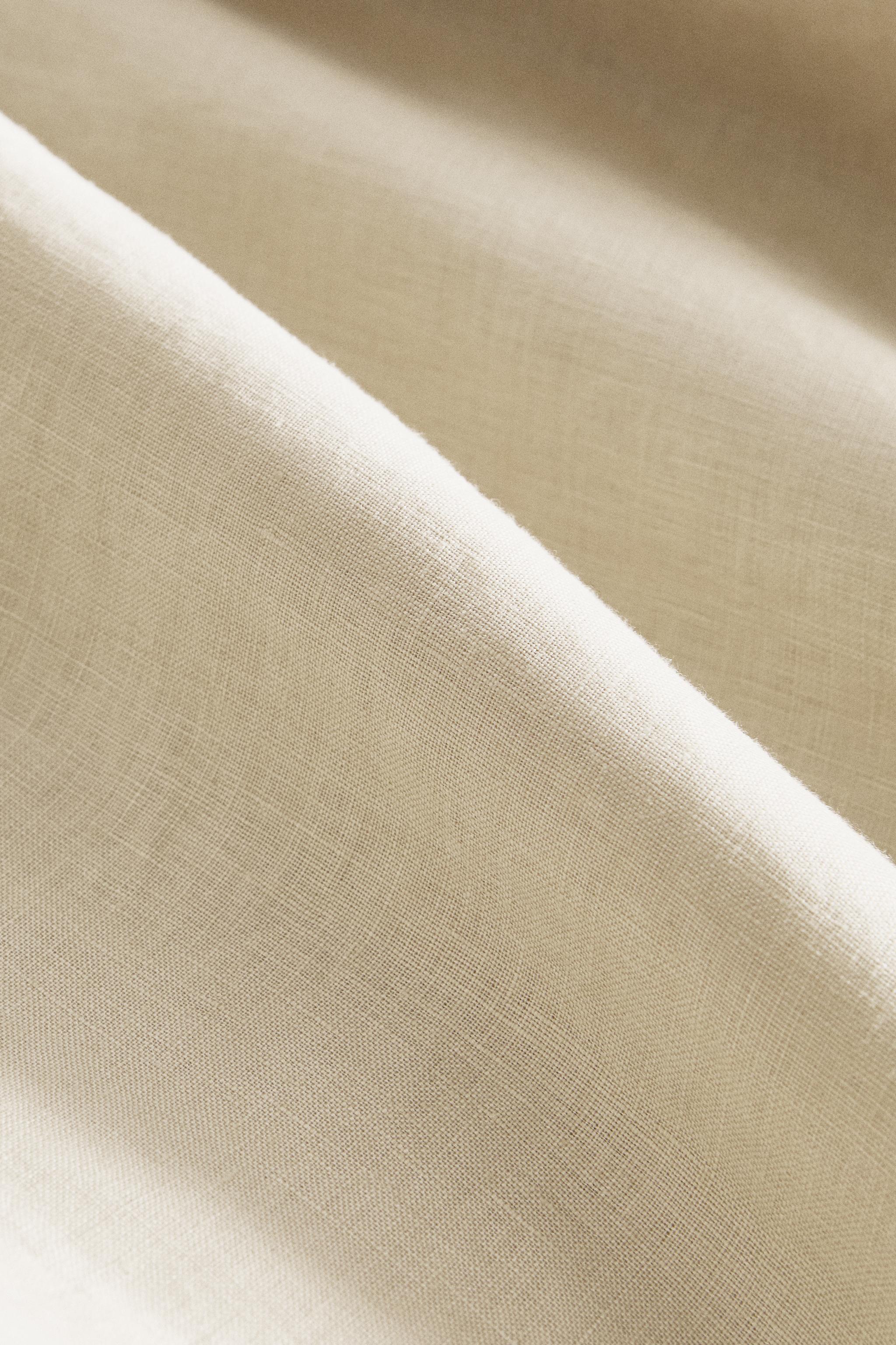 DRAP-HOUSSE LIN LAVÉ | 30 CM DE HAUT (140 GXM²)