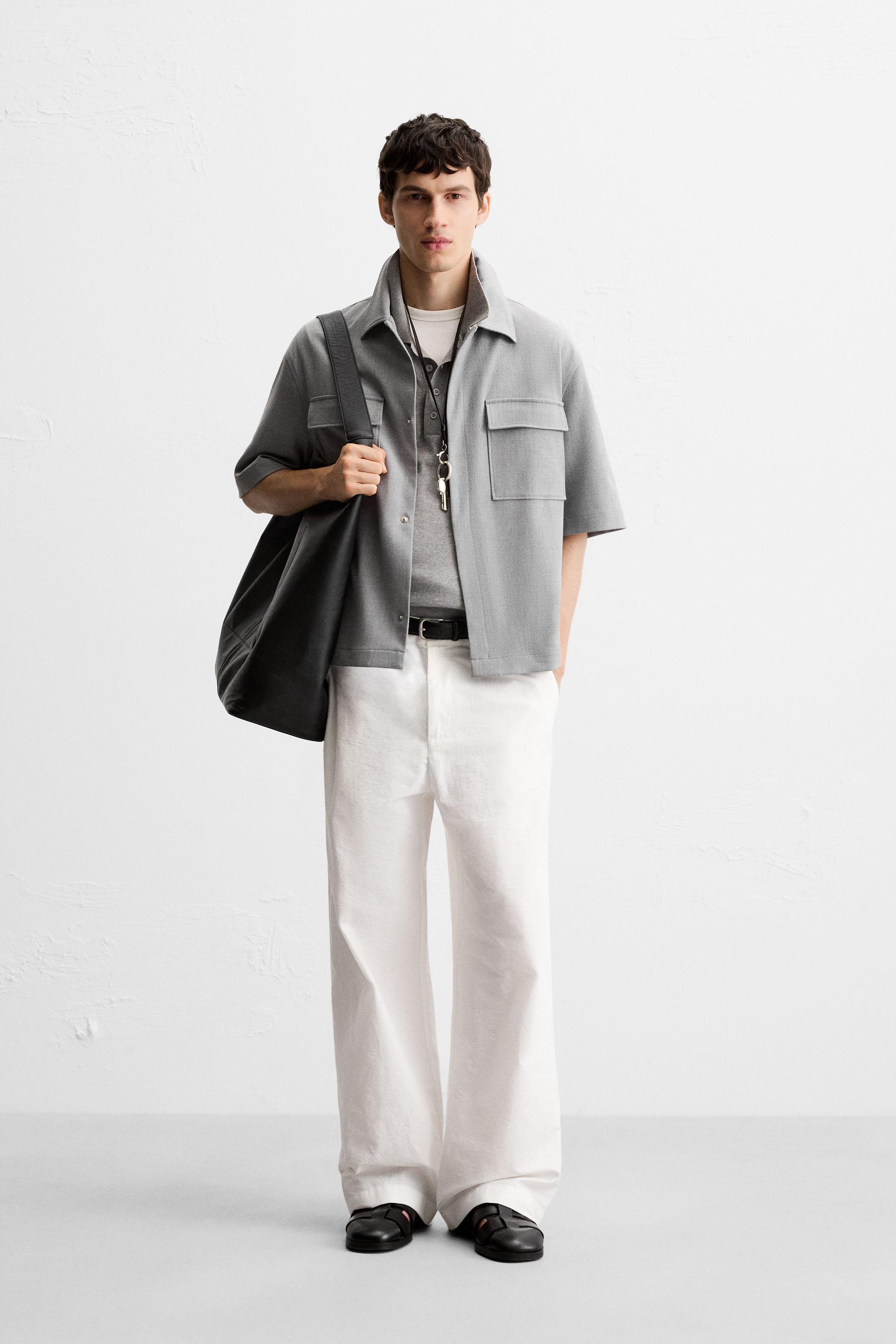 POCKET OVERSHIRT - Gray | ZARA Mexico