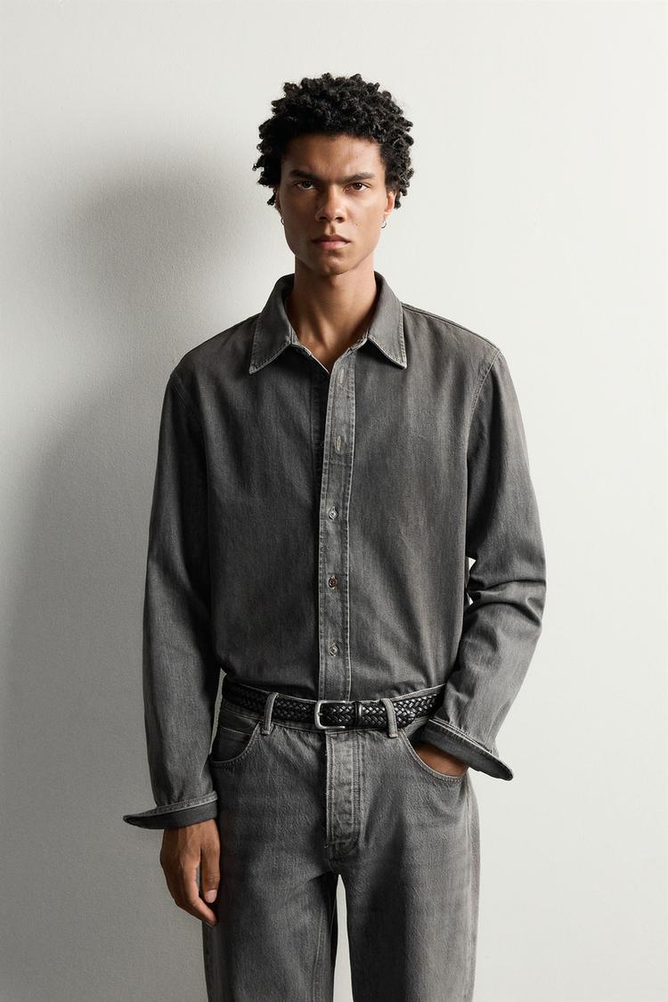 WASHED DENIM SHIRT