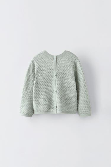 Zara 2 IN 1 WOOL BLEND CARDIGAN - Aquamarine