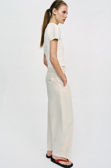 PUFF SLEEVE KNIT TOP - White by Zara - Image 4