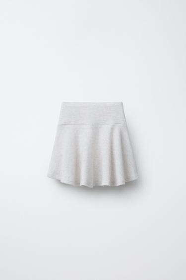 SOFT TOUCH FAUX PEARL SKIRT - Ecru by Zara - Image 1