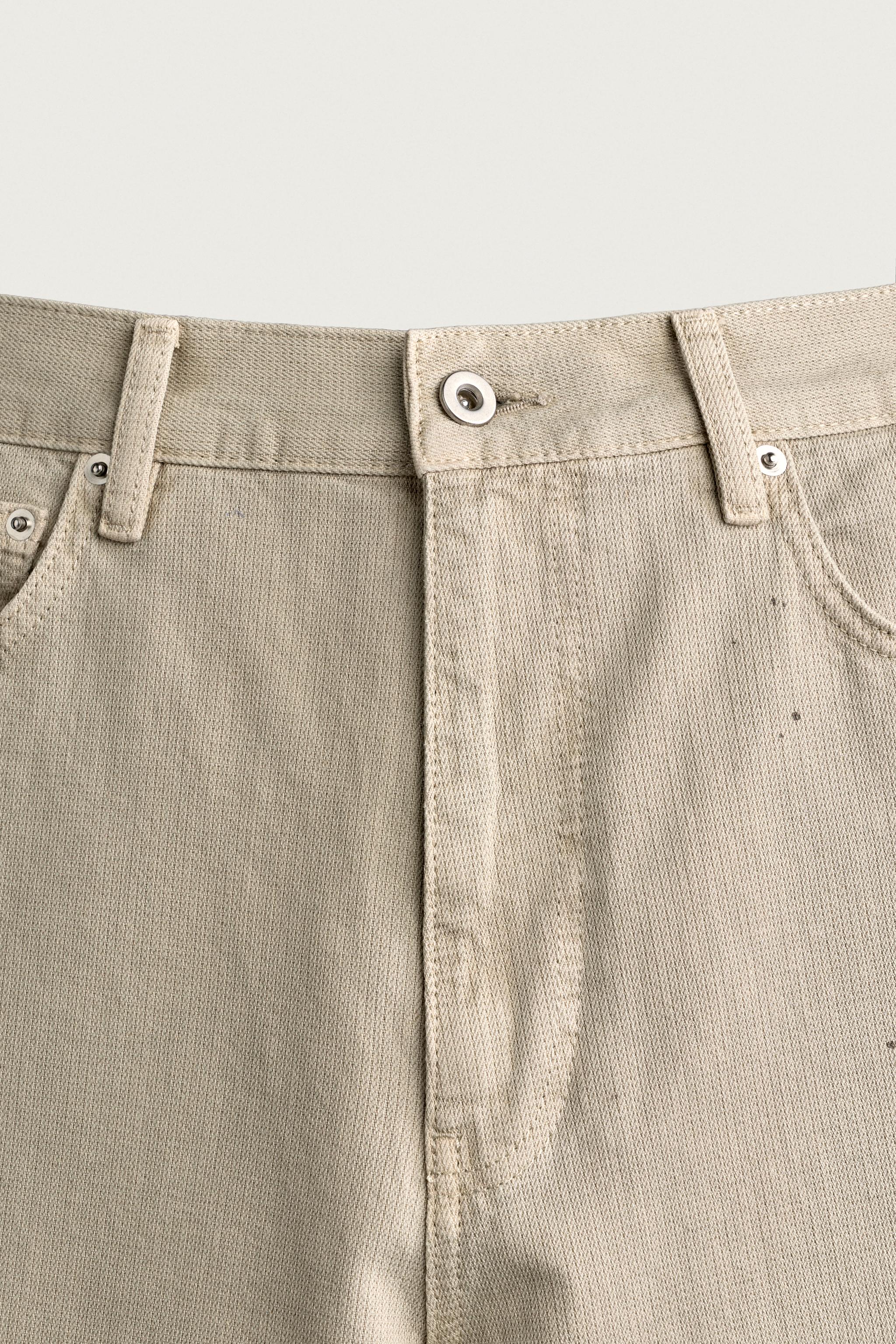 Мужские джинсы Zara RELAXED FIT JEANS — фото 9