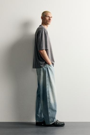 BALLOON FIT JEANS - Blue by Zara
