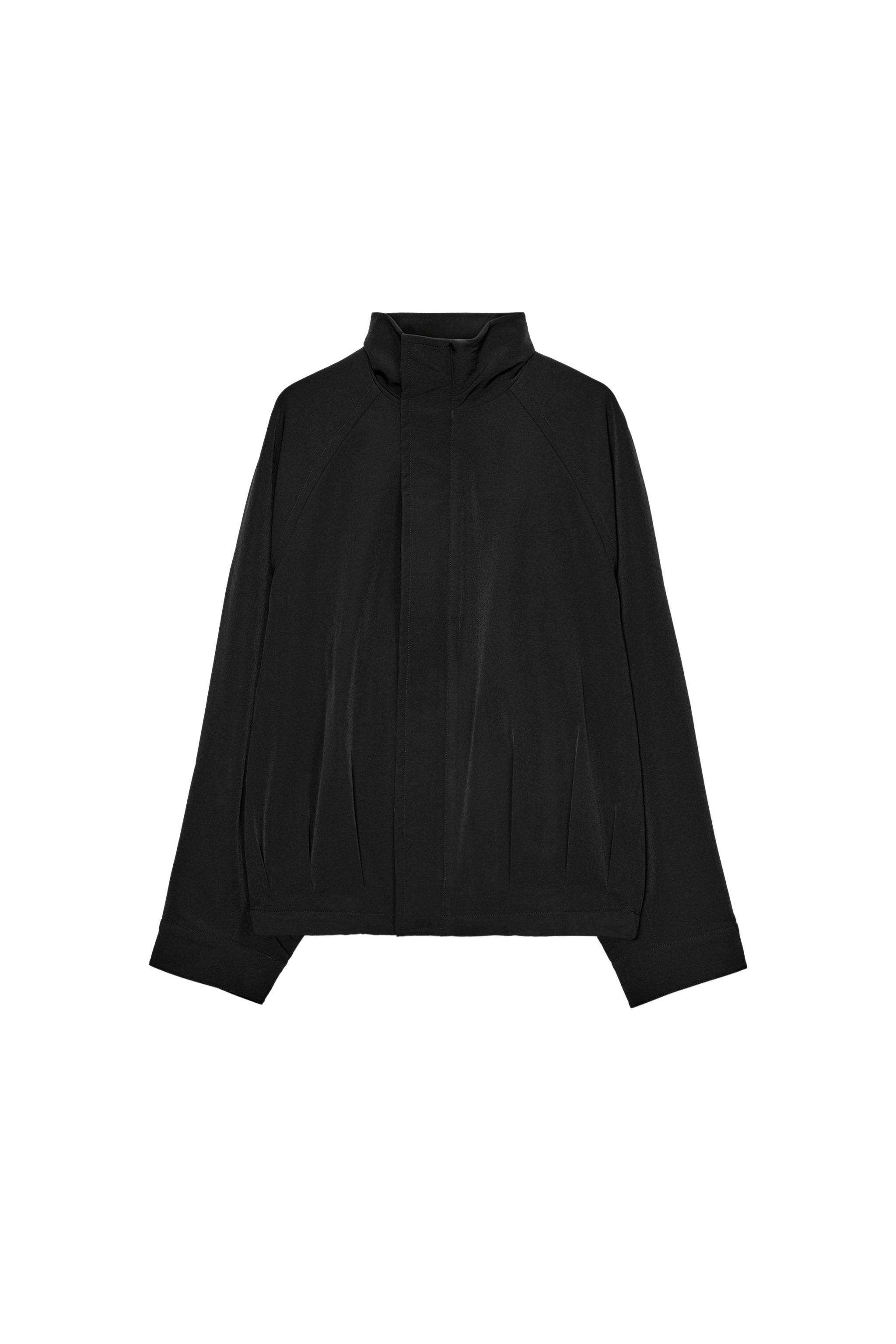 OVERSIZE ZIP-UP BOMBER JACKET - Chocolate | ZARA South Africa