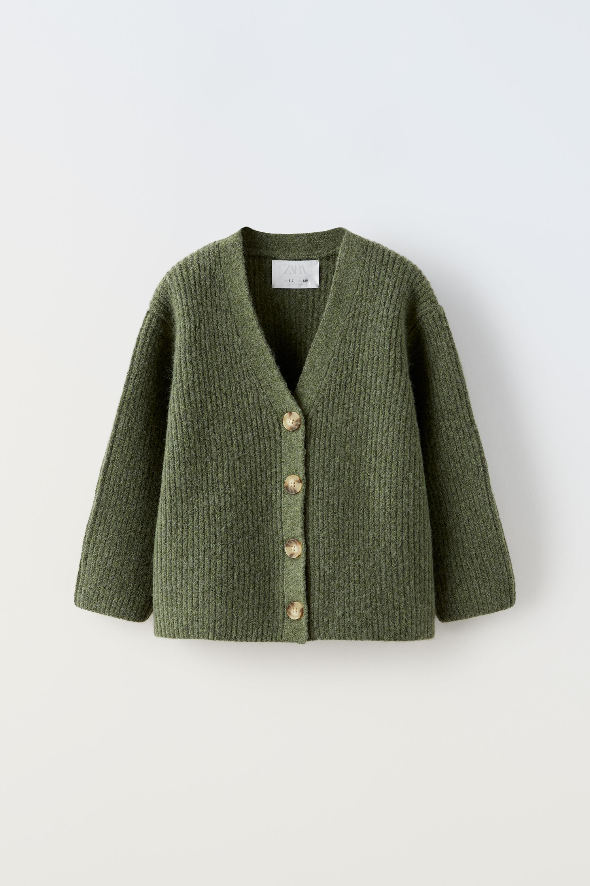 BUTTONED KNIT CARDIGAN