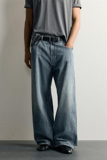 BAGGY FIT JEANS - Blue by Zara