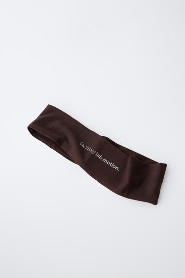 2-PACK SPORTY ELASTIC HEADBANDS — Brown / Green 2