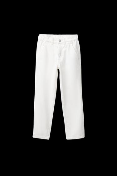 SLOUCHY JEANS - Ecru by Zara - Image 0