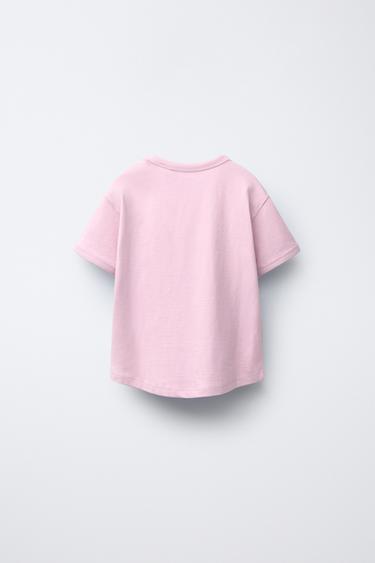 PLAIN T-SHIRT - Pink by Zara - Image 1