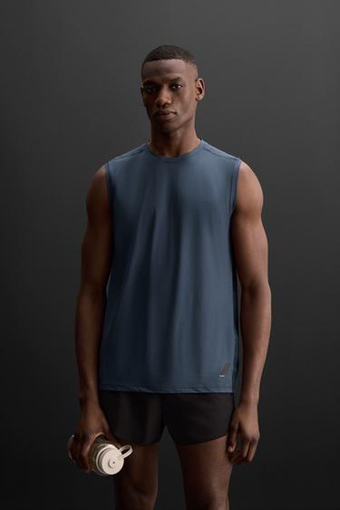Zara LACİVERT - TEKNİK TANK TOP