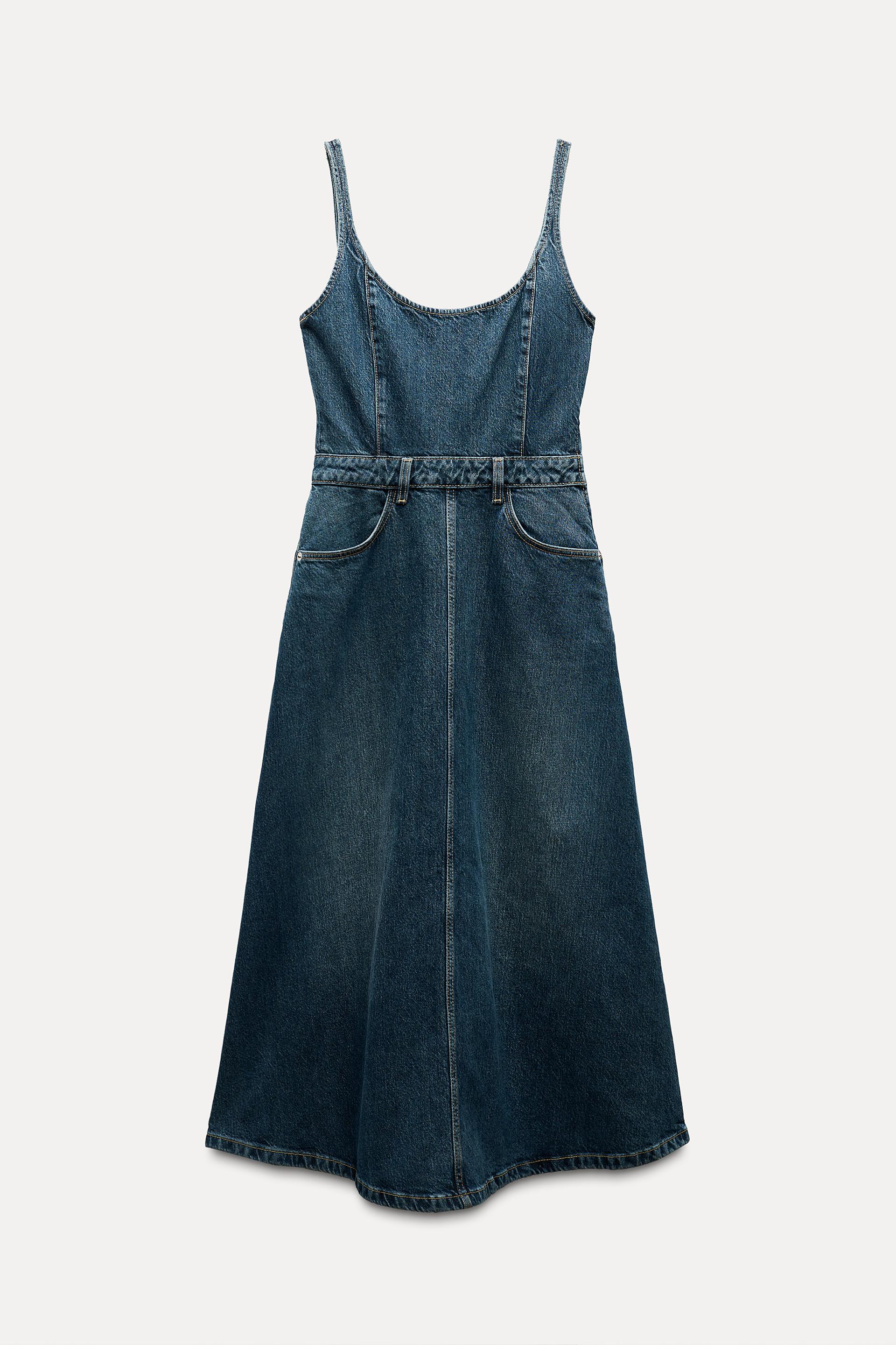 TRF DENIM DRESS