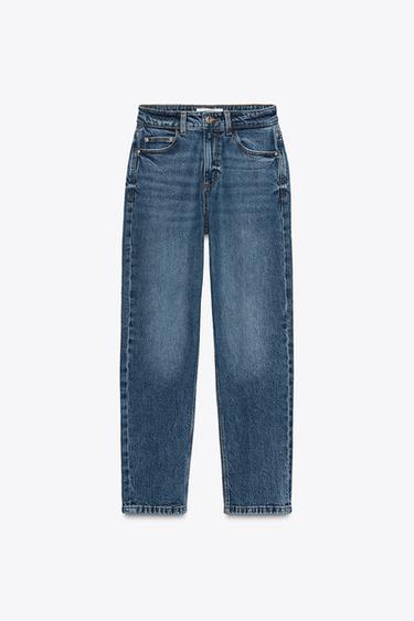 JEANS Z.01 MOM FIT COMFORT TIRO ALTO - Azul de Zara - Imagen 0