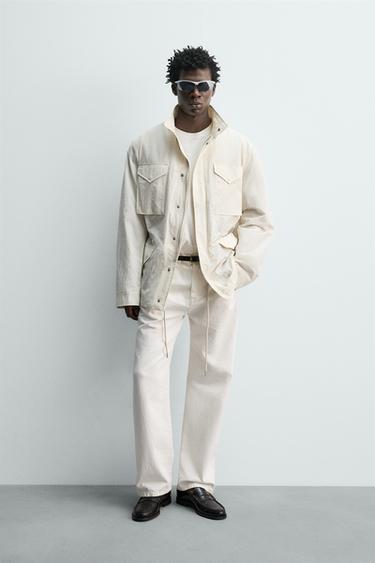 ORIGINS TECHNICAL PADDED JACKET - Light beige by Zara