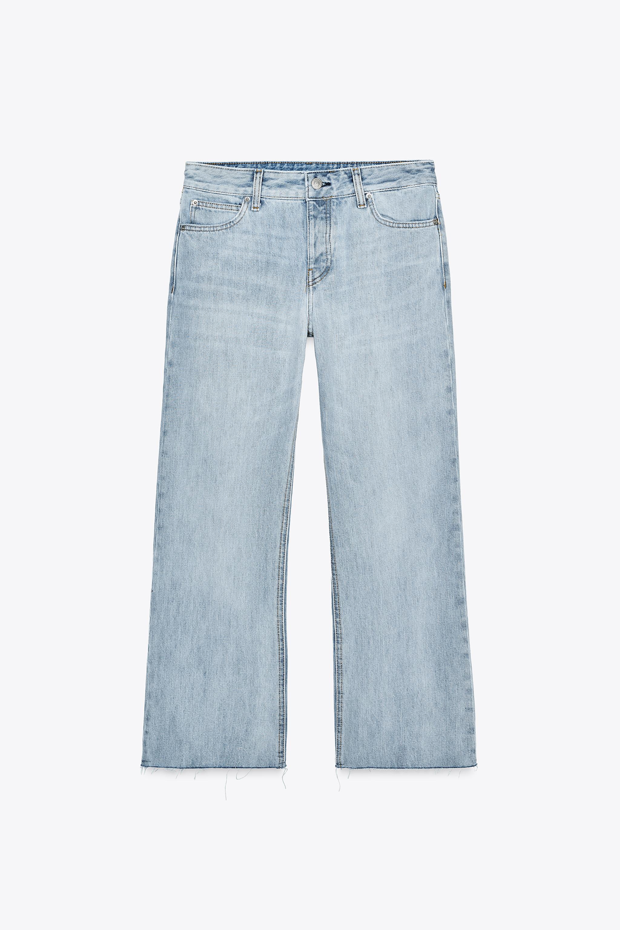 ZW COLLECTION クロップド丈ローライズフレアデニムパンツ ZW COLLECTION クロップド丈ローライズフレアデニムパンツ