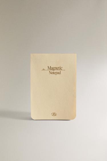 MAGNETIC NOTEPAD - Ecru by Zara - Image 0