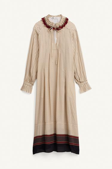 LIMITED EDITION LONG PRINTED DRESS - Printed by Zara