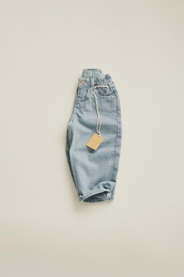 TWILL DRESS WITH POCKETS - Light blue by Zara - Image 0