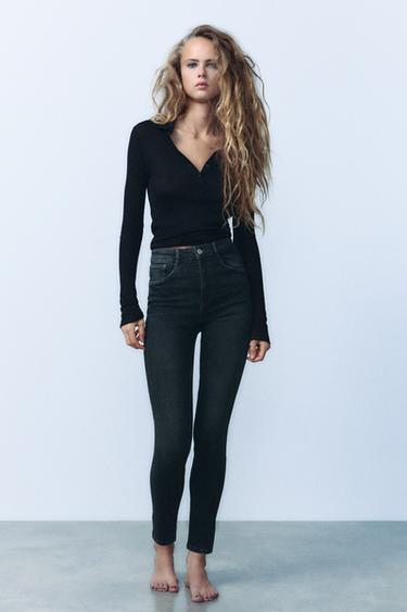TRF SCULPT HIGH-WAIST JEANS - Black by Zara - Image 0