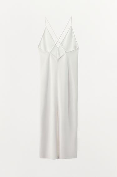 ROBE-FOURREAU À BRETELLES MULTIPOSITIONS - Blanc cassé de Zara - Image 6