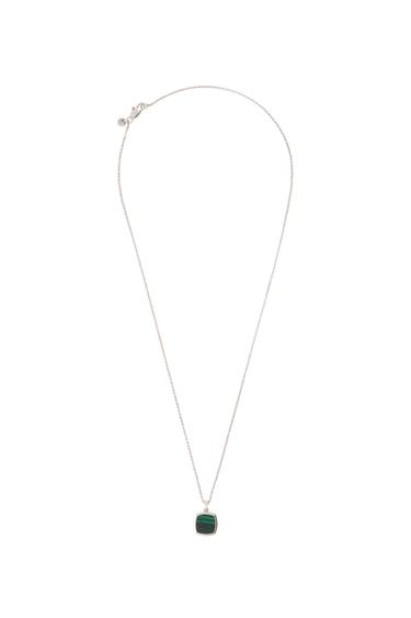 CADENA COLGANTE PIEDRA - Plata de Zara