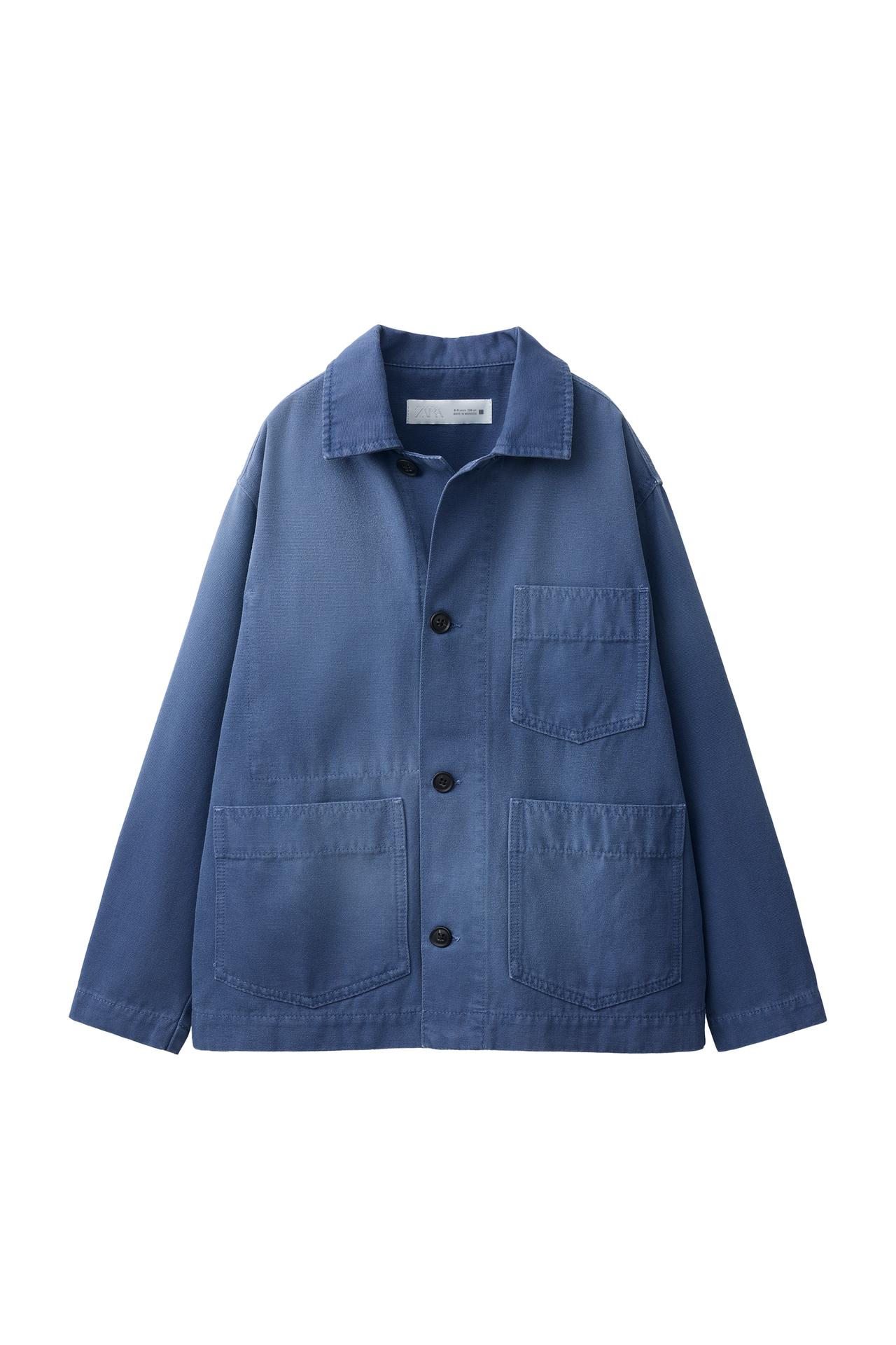 DISTRESSED EFFECT OVERSHIRT