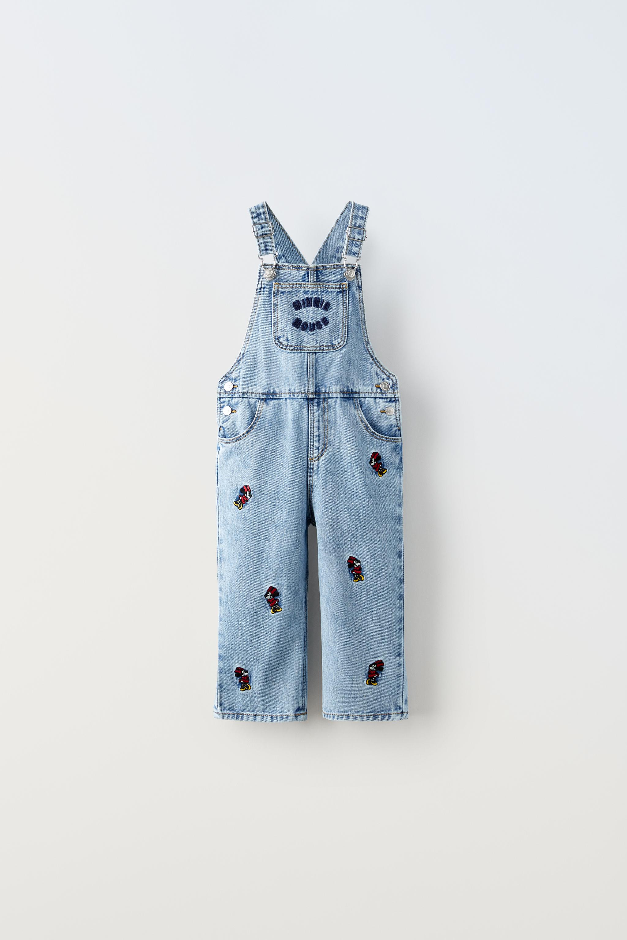 Baby denim dungarees on sale girl