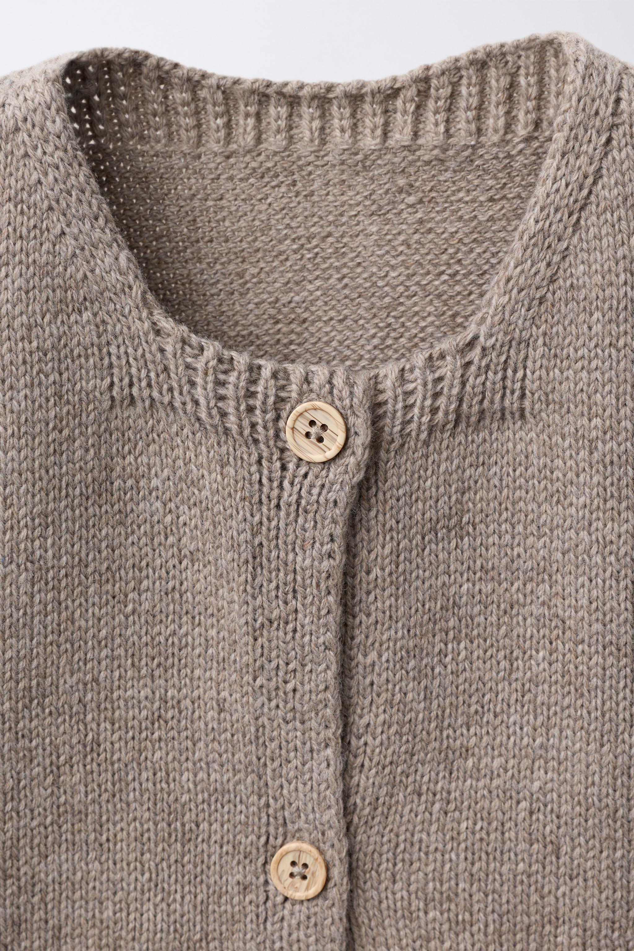 WOOL BLEND KNIT VEST