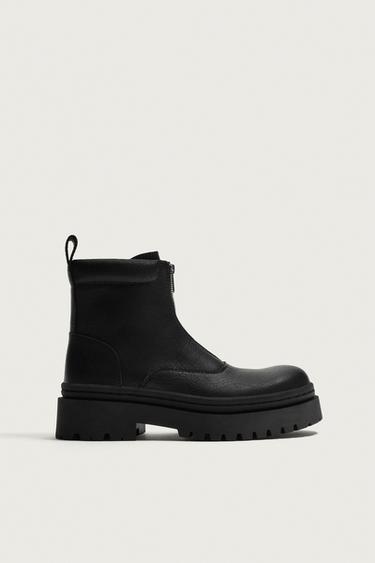 BOTA CREMALLERA - Negro de Zara