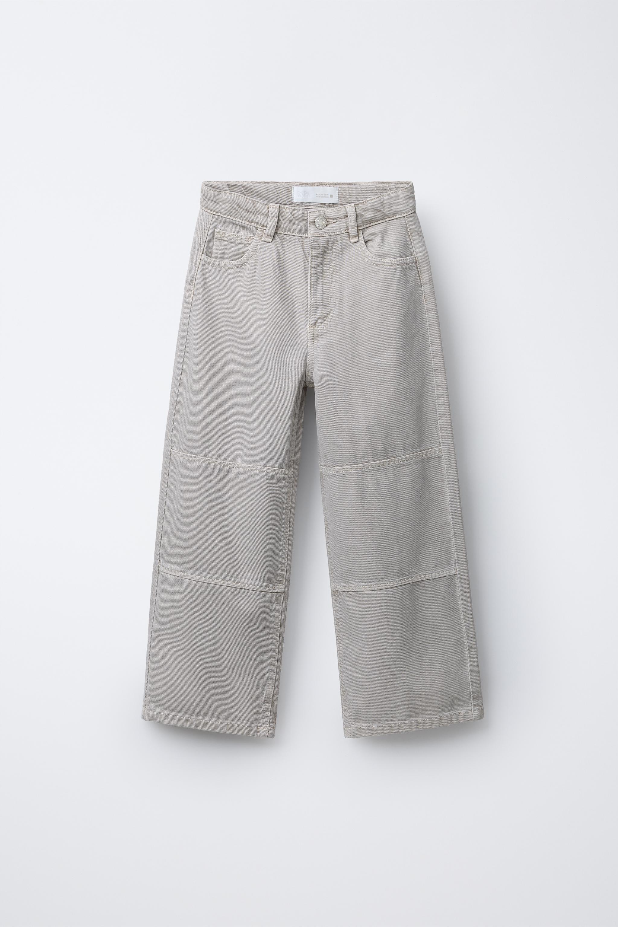 Saraページ STRAIGHT JEANS WITH SEAMS - Pearl gray | ZARA United States