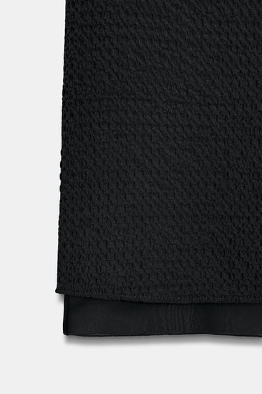 JUPE MI-LONGUE BIMATIÈRE - Noir de Zara - Image 6