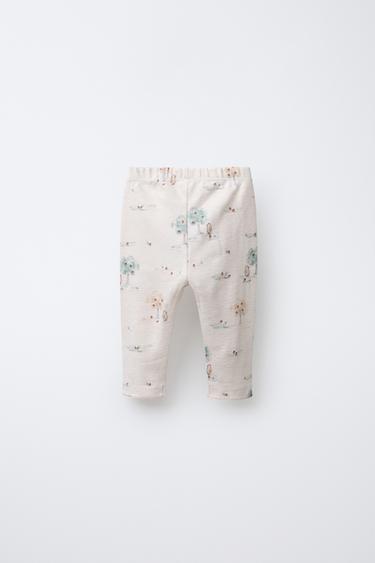 LEGGING IMPRIMÉ FORÊT - Écru de Zara - Image 1