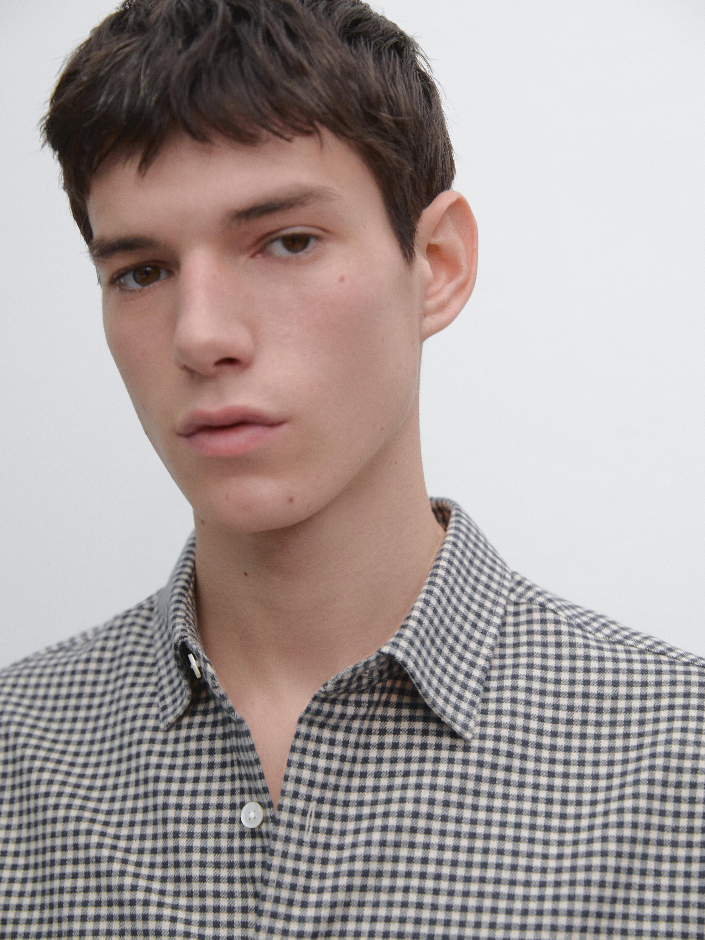 100% cotton check shirt