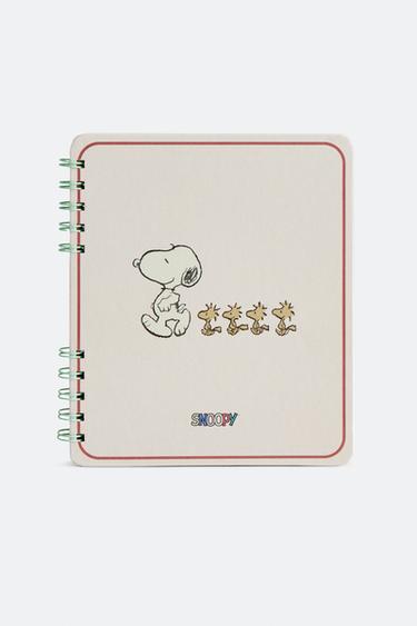 CHILDREN'S PEANUTS™ RING NOTEBOOK - Cream by Zara