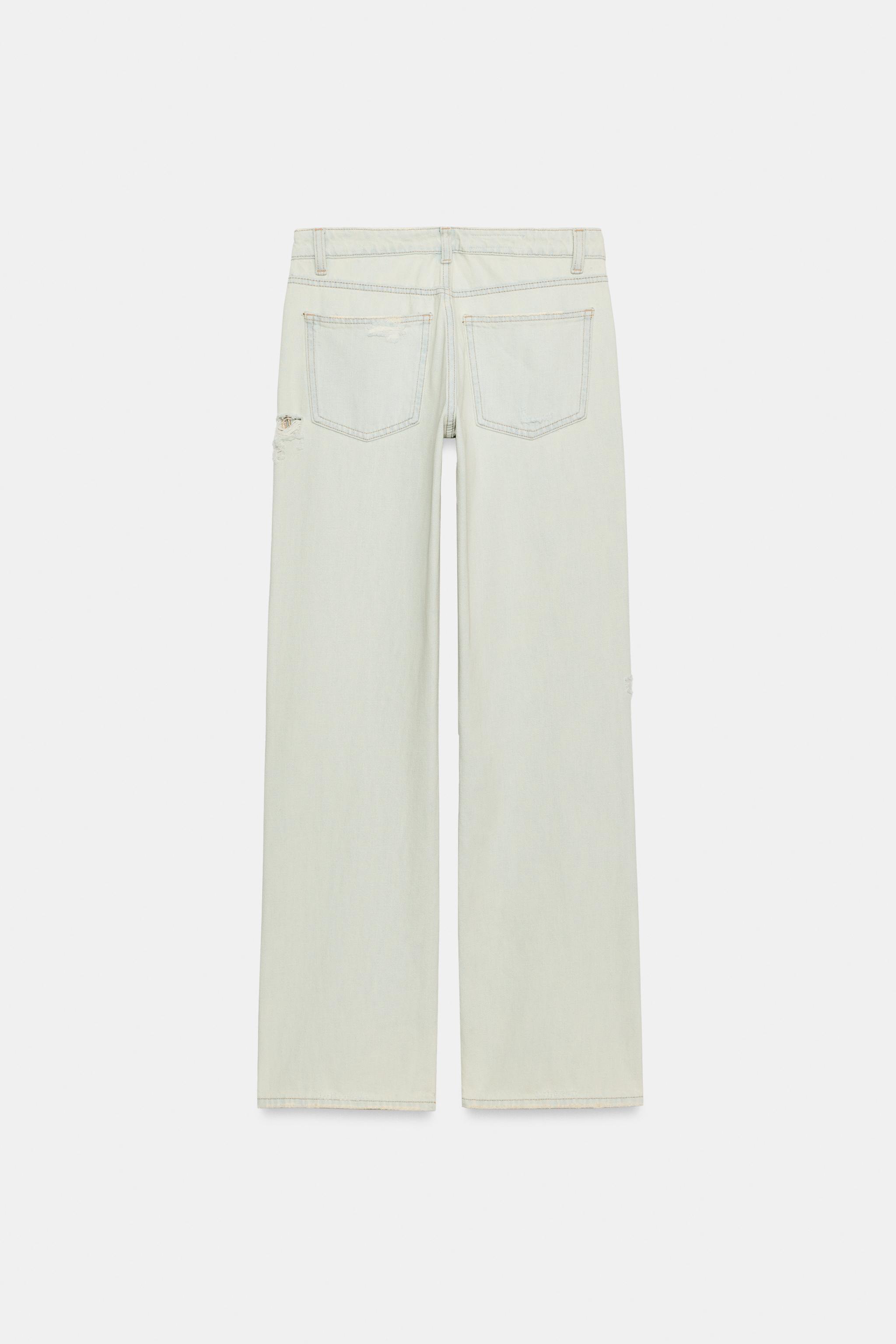 JEAN TRF WIDE LEG TAILLE BASSE