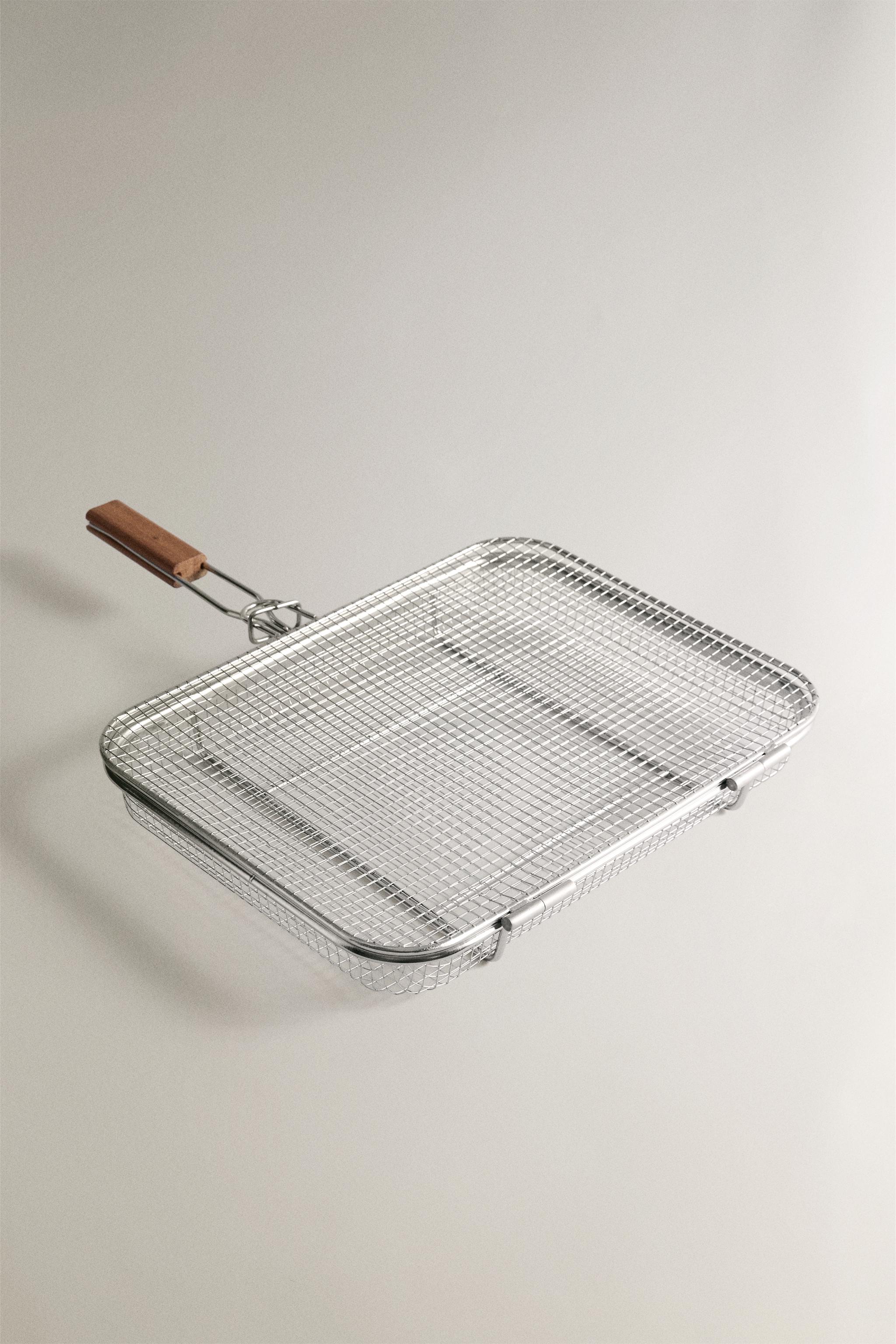 STEEL BBQ VEGETABLE GRILL — Steel