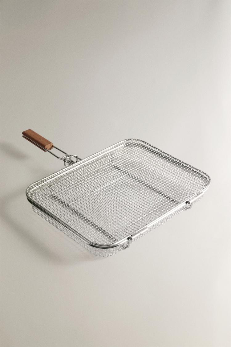 STEEL BBQ VEGETABLE GRILL — Steel