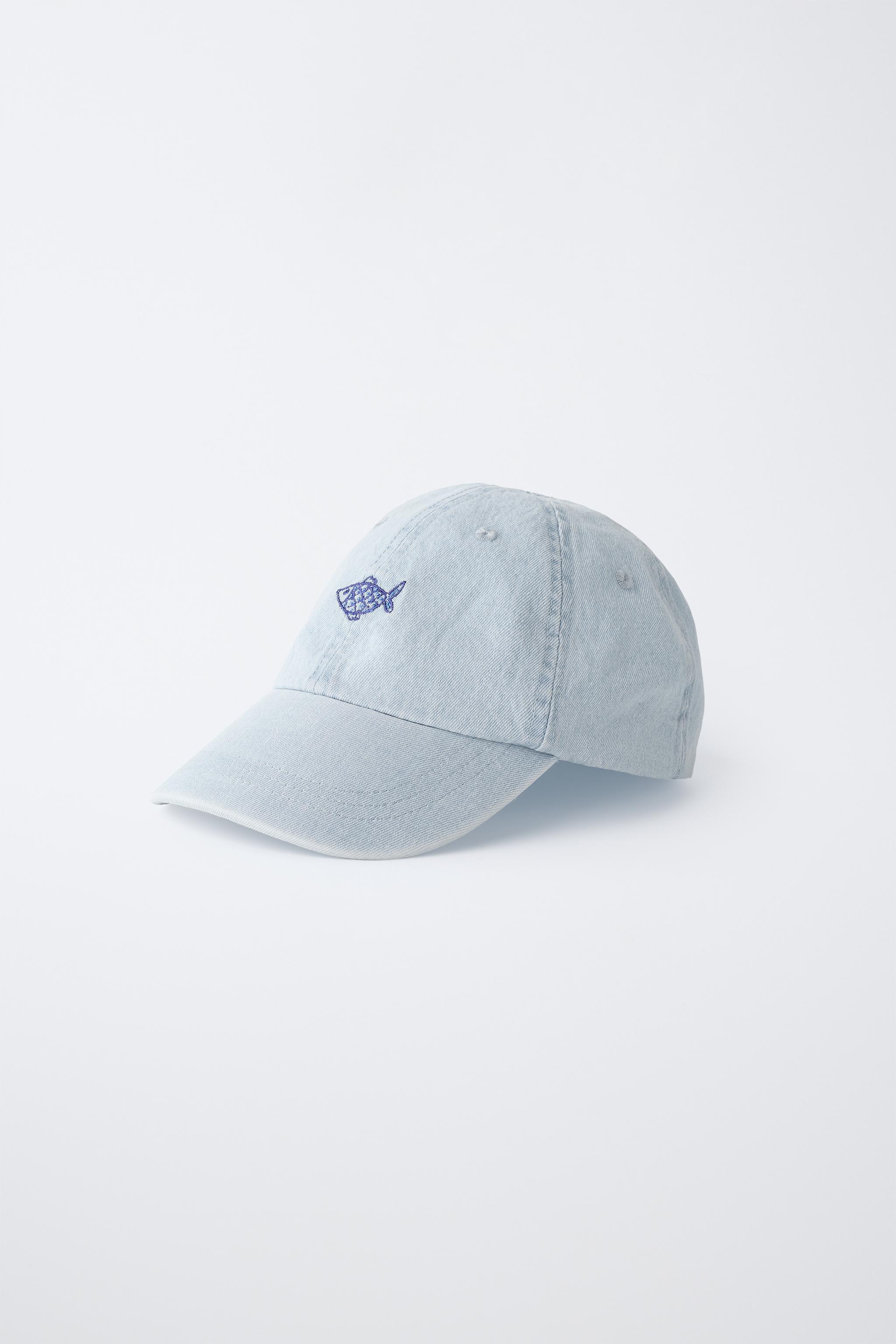 CASQUETTE DENIM POISSON BRODÉ