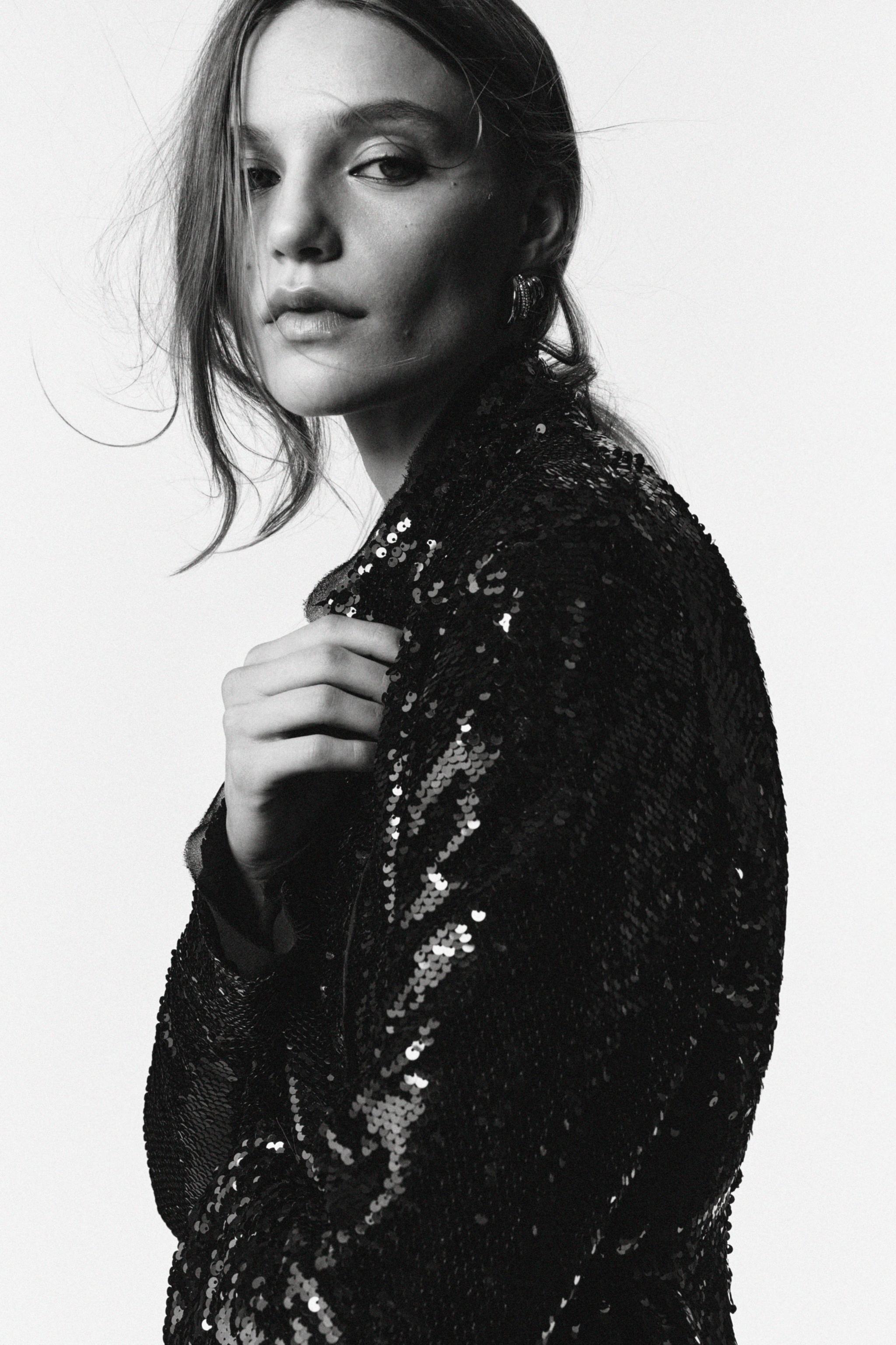 優　1104545セール品 ZARA NEW WOMAN ZW LIMITED EDITION 100% LEATHER BOMBER JACKET