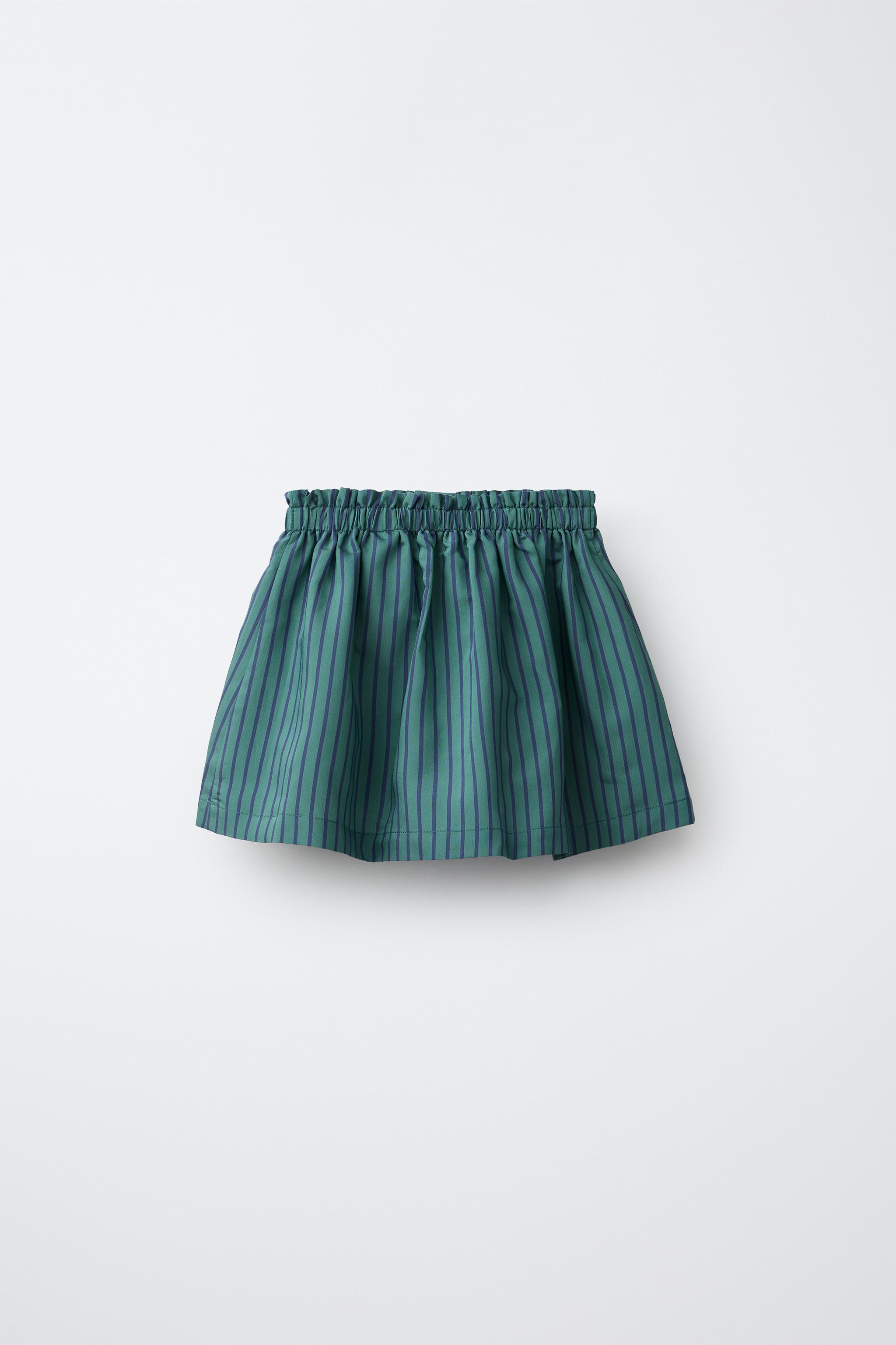 Детские юбки Zara STRIPED MODAL SKORT — фото 3