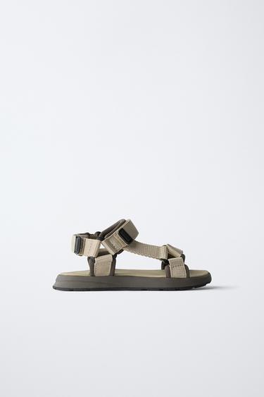 TECHNICAL SANDALS - Khaki Green by Zara