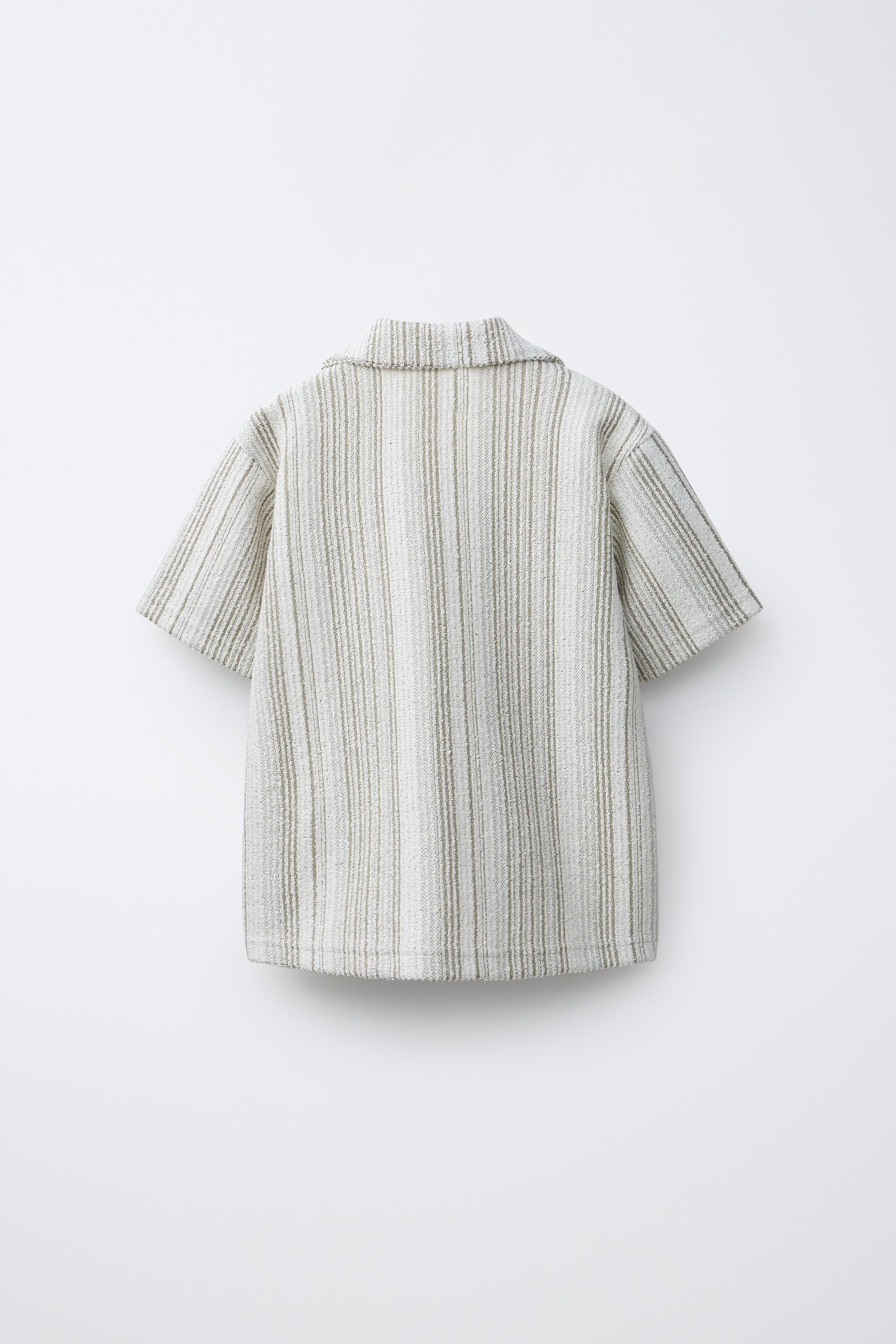 STRIPED KNIT SHIRT