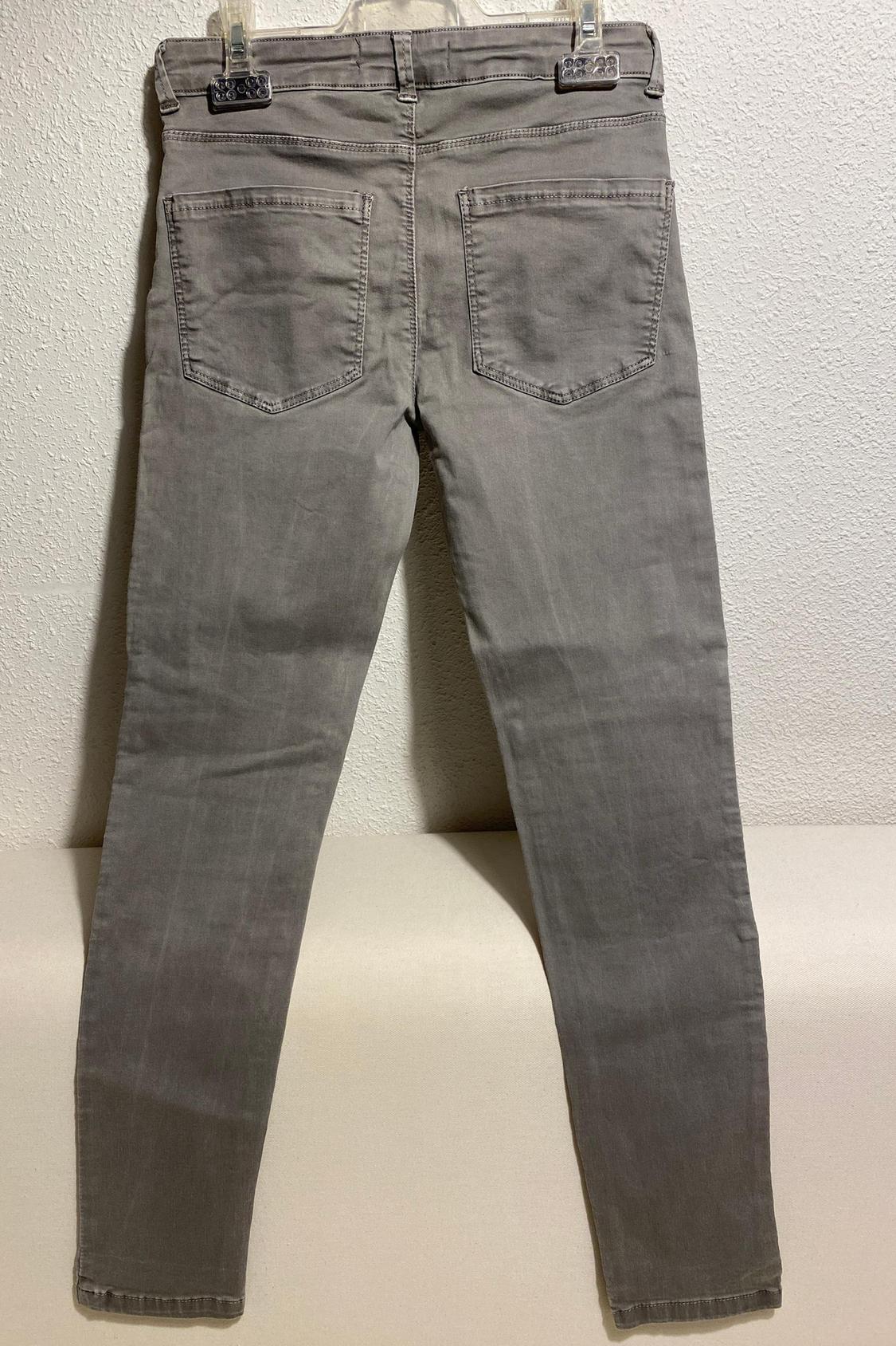 PANTALÓN DENIM GRIS CREMALLERAS ZARA GIRLS CASUAL COLLECTION - Image 4