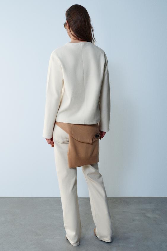 TOP TEXTURÉ - Écru | ZARA France