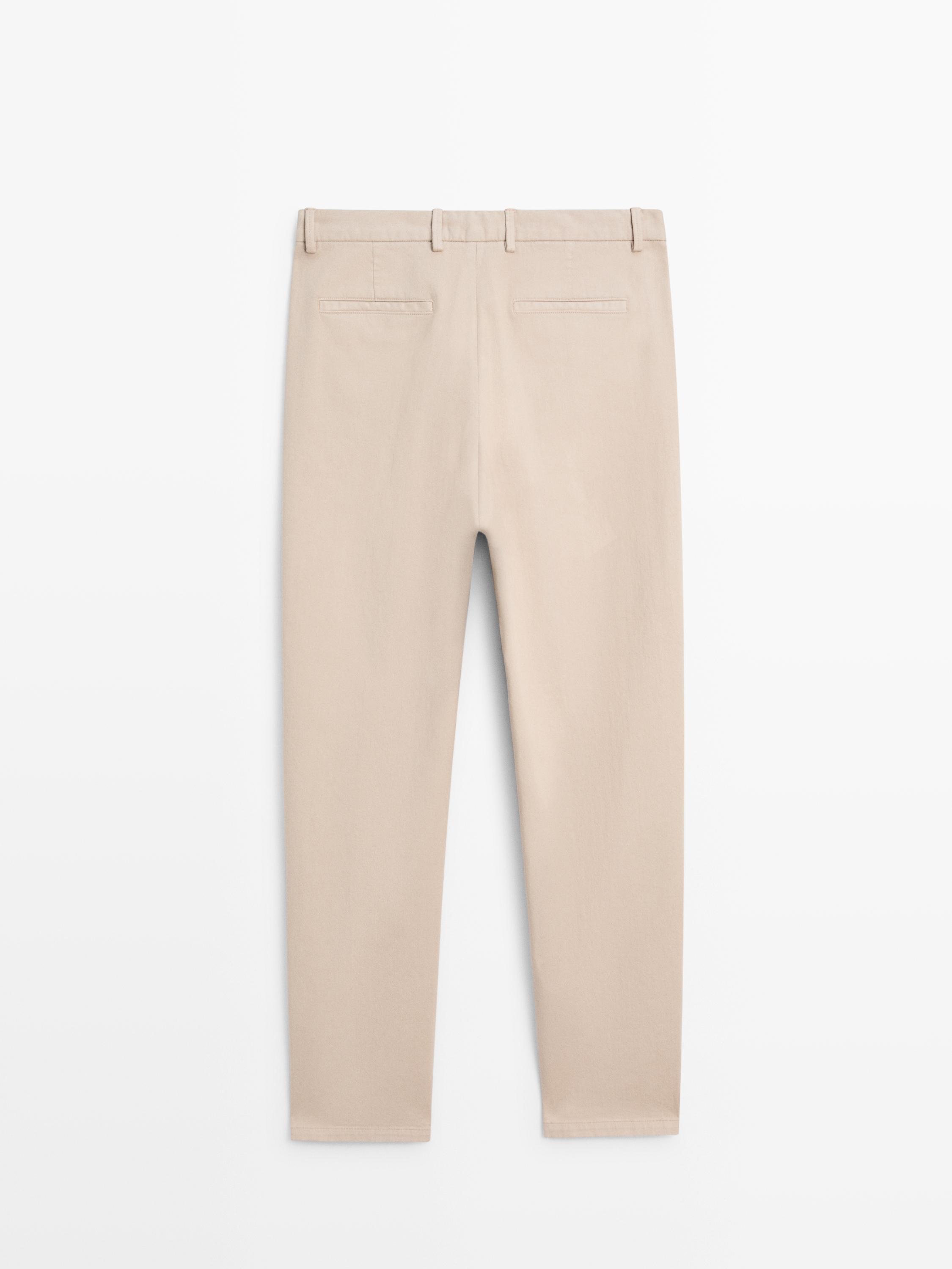 Pantalon serge coton taille élastique